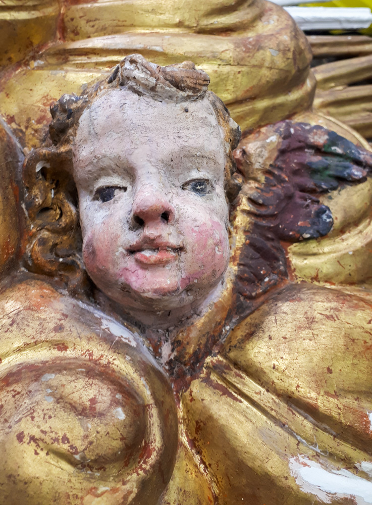 Restauration dorure bois ancien