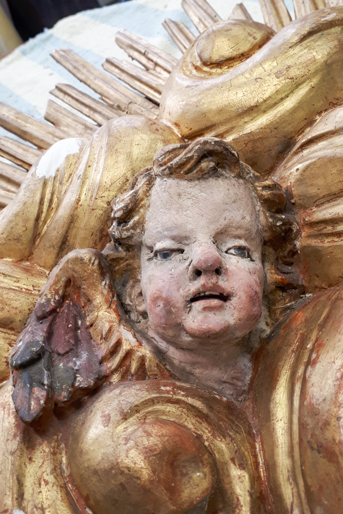 Restauration dorure bois ancien