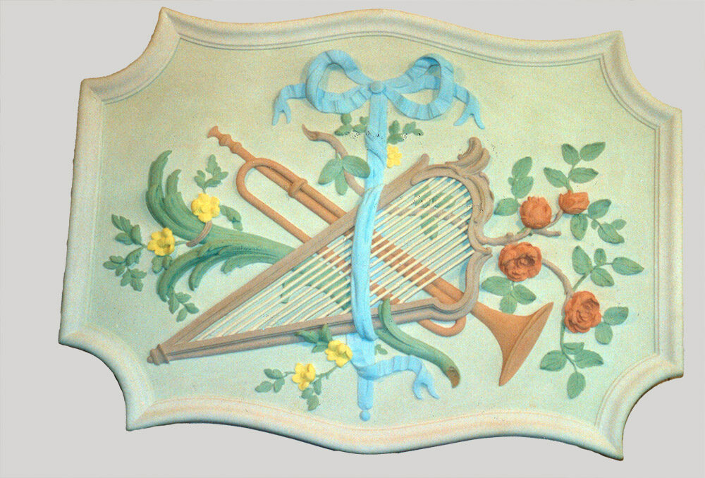 Panneau restauré haut de porte