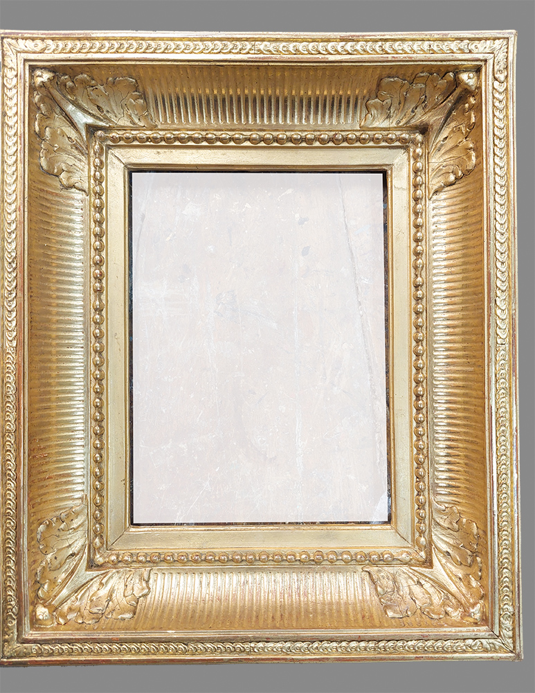 Cadre XIXe en cours de Restauration