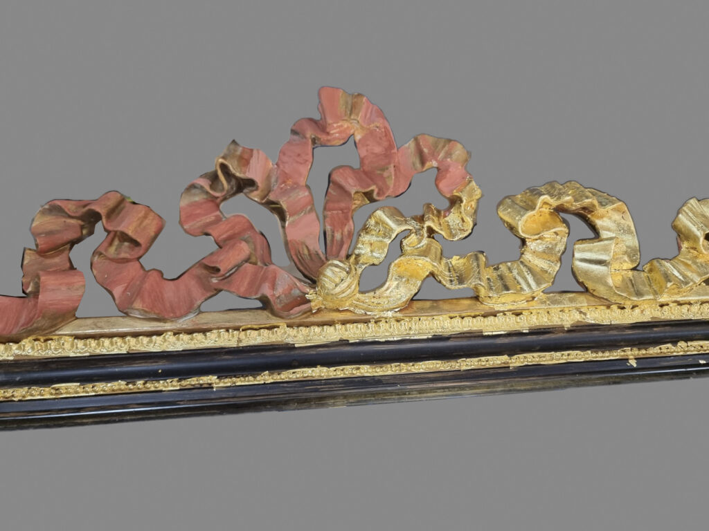 Restauration noeud sur Glace XIXe